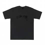 SMOOTH STOCK PIG. DYED TEE-BLK(blk)